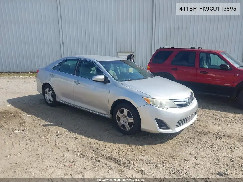 TOYOTA CAMRY 2012, VIN 4T1BF1FK9CU113895