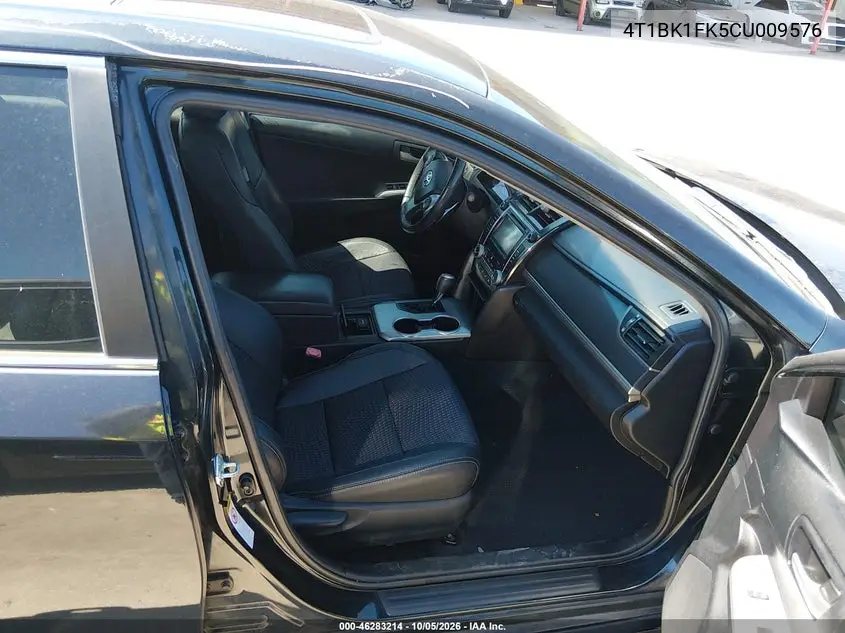 2012 TOYOTA CAMRY VIN 4T1BK1FK5CU009576 — фото 5