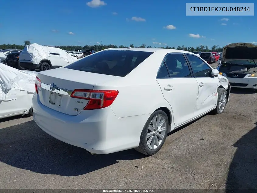2012 TOYOTA CAMRY VIN 4T1BD1FK7CU048244 — фото 4