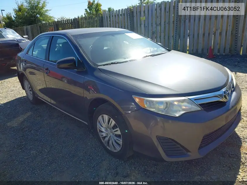TOYOTA CAMRY 2012, VIN 4T1BF1FK4CU063052