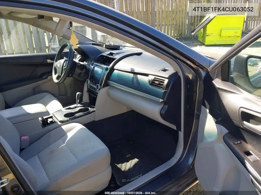 2012 TOYOTA CAMRY VIN 4T1BF1FK4CU063052 — фото 5