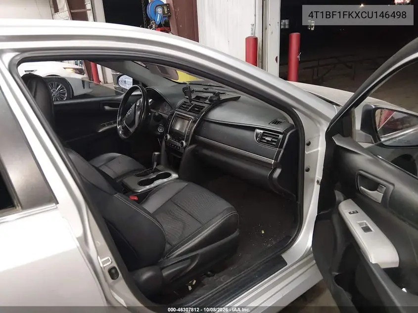 2012 TOYOTA CAMRY VIN 4T1BF1FKXCU146498 — фото 5
