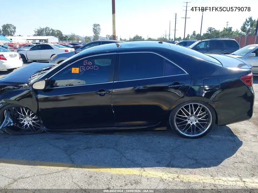 2012 TOYOTA CAMRY VIN 4T1BF1FK5CU579078 — фото 14