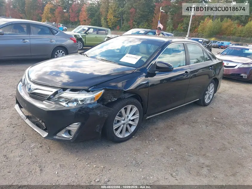2012 TOYOTA CAMRY VIN 4T1BD1FK3CU018674 — фото 2