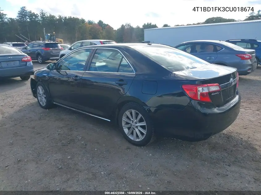 2012 TOYOTA CAMRY VIN 4T1BD1FK3CU018674 — фото 3