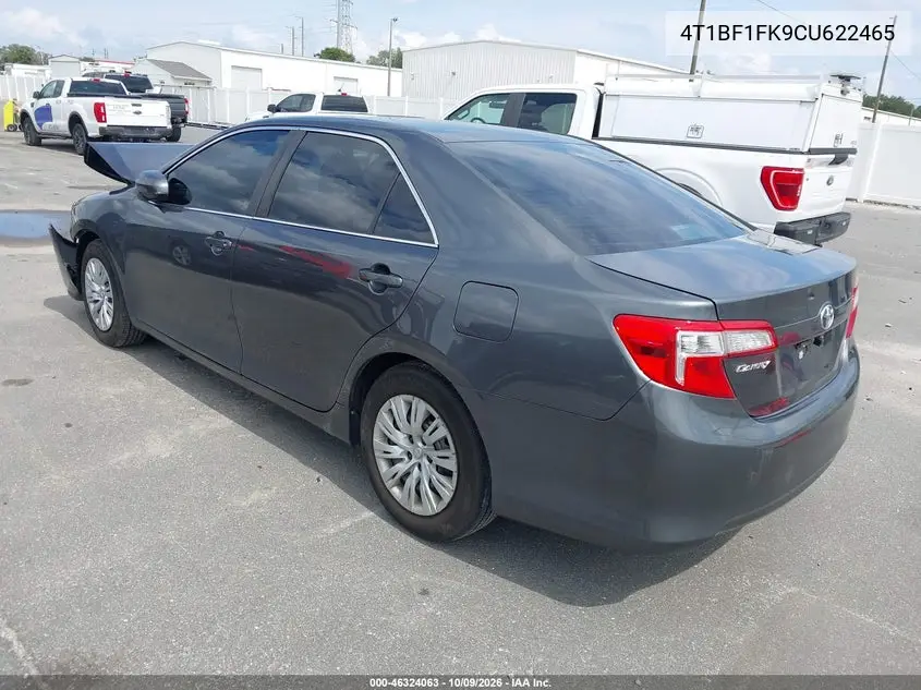 2012 TOYOTA CAMRY VIN 4T1BF1FK9CU622465 — фото 3