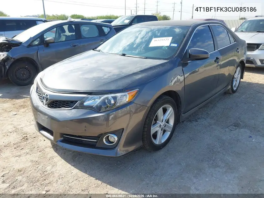 2012 TOYOTA CAMRY VIN 4T1BF1FK3CU085186 — фото 2