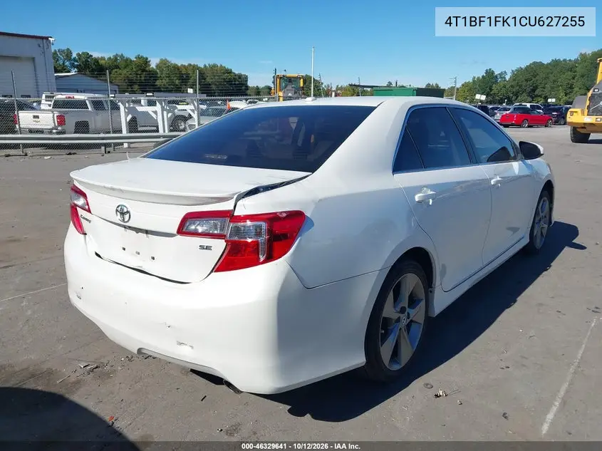 2012 TOYOTA CAMRY VIN 4T1BF1FK1CU627255 — фото 4