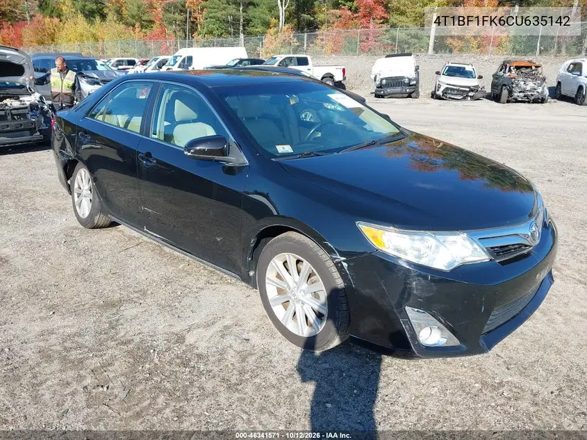 TOYOTA CAMRY 2012, VIN 4T1BF1FK6CU635142