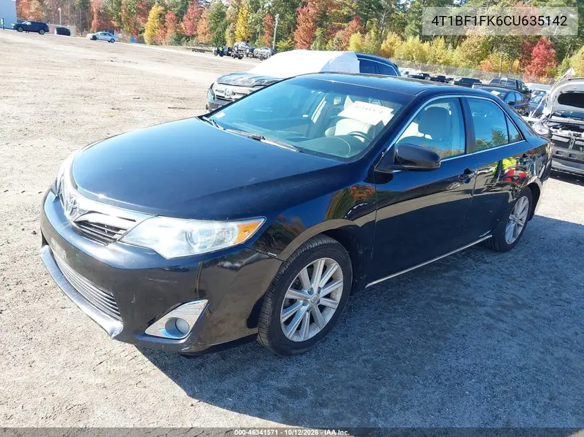 2012 TOYOTA CAMRY VIN 4T1BF1FK6CU635142 — фото 2