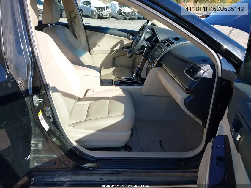 2012 TOYOTA CAMRY VIN 4T1BF1FK6CU635142 — фото 5