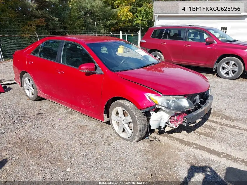 TOYOTA CAMRY 2012, VIN 4T1BF1FKXCU625956