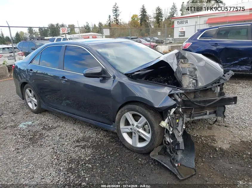TOYOTA CAMRY 2012, VIN 4T1BF1FK9CU577575