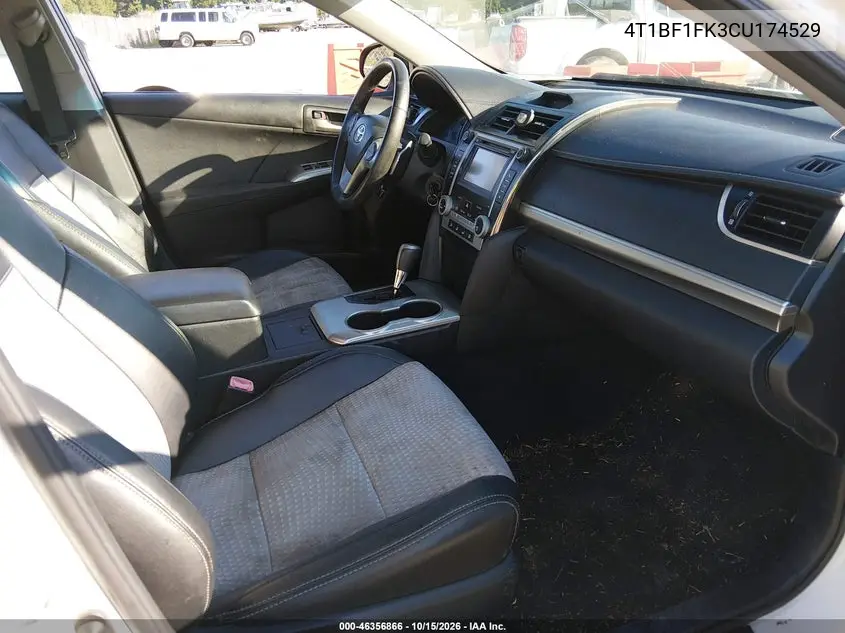 2012 TOYOTA CAMRY VIN 4T1BF1FK3CU174529 — фото 5