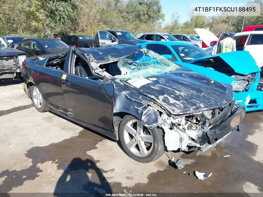 TOYOTA CAMRY 2012, VIN 4T1BF1FK5CU188495