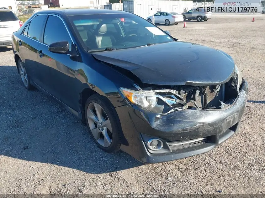 TOYOTA CAMRY 2012, VIN 4T1BF1FK1CU179776