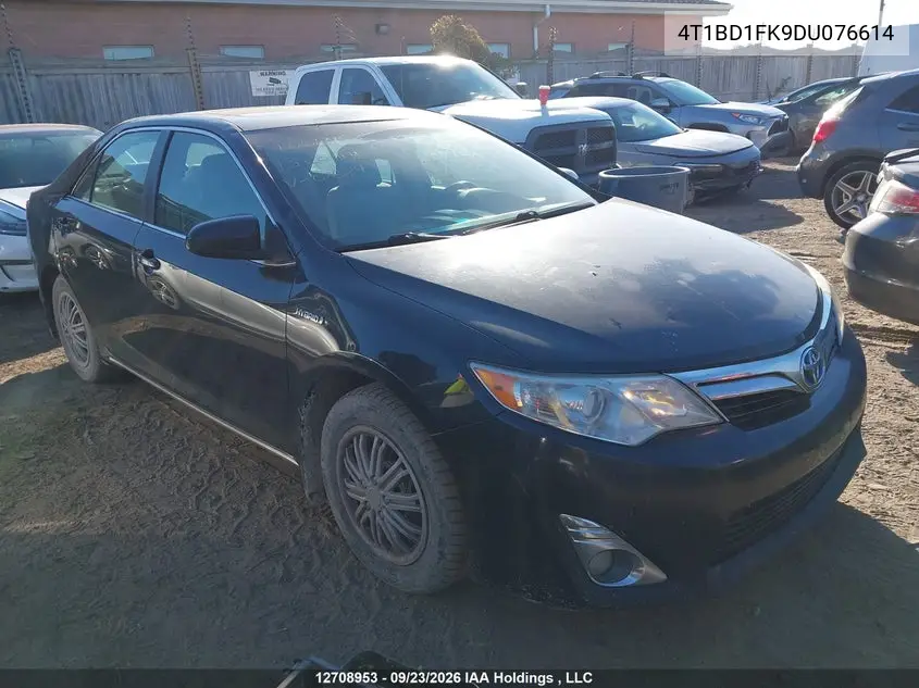 TOYOTA CAMRY 2013, VIN 4T1BD1FK9DU076614