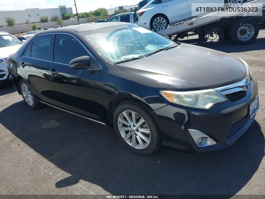 TOYOTA CAMRY 2013, VIN 4T1BK1FK1DU536323