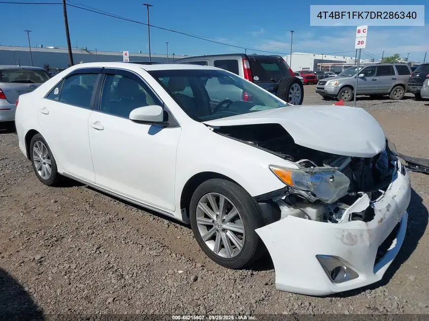 TOYOTA CAMRY 2013, VIN 4T4BF1FK7DR286340
