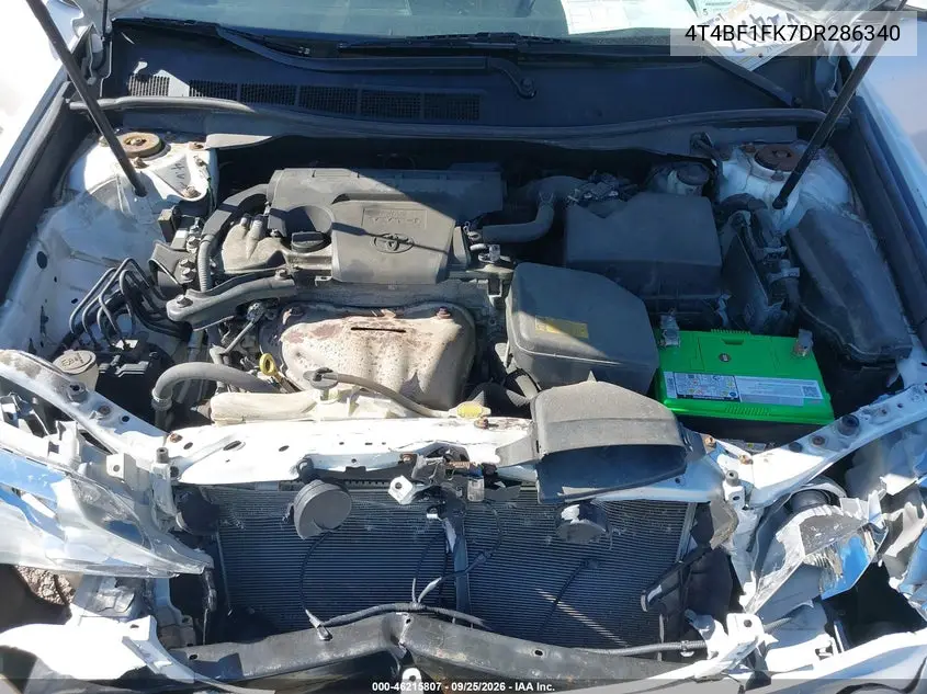 2013 TOYOTA CAMRY VIN 4T4BF1FK7DR286340 — фото 10