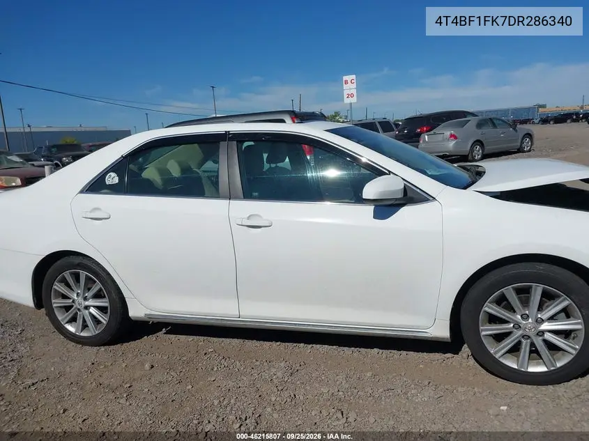 2013 TOYOTA CAMRY VIN 4T4BF1FK7DR286340 — фото 13