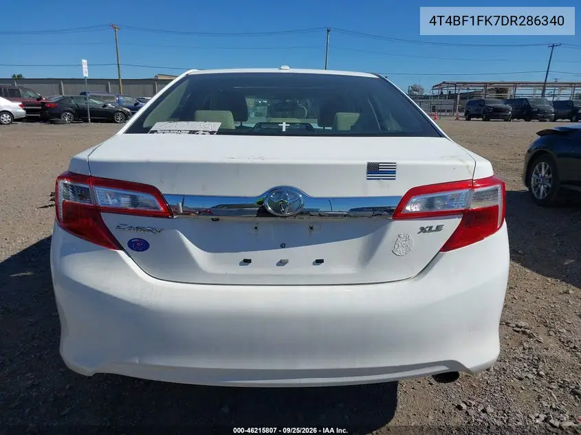 2013 TOYOTA CAMRY VIN 4T4BF1FK7DR286340 — фото 16