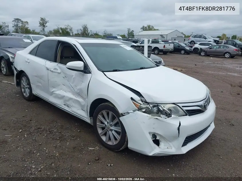 TOYOTA CAMRY 2013, VIN 4T4BF1FK8DR281776