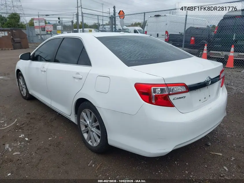 2013 TOYOTA CAMRY VIN 4T4BF1FK8DR281776 — фото 3