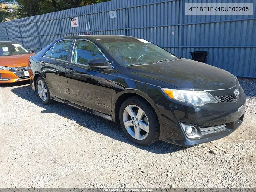 TOYOTA CAMRY 2013, VIN 4T1BF1FK4DU300205