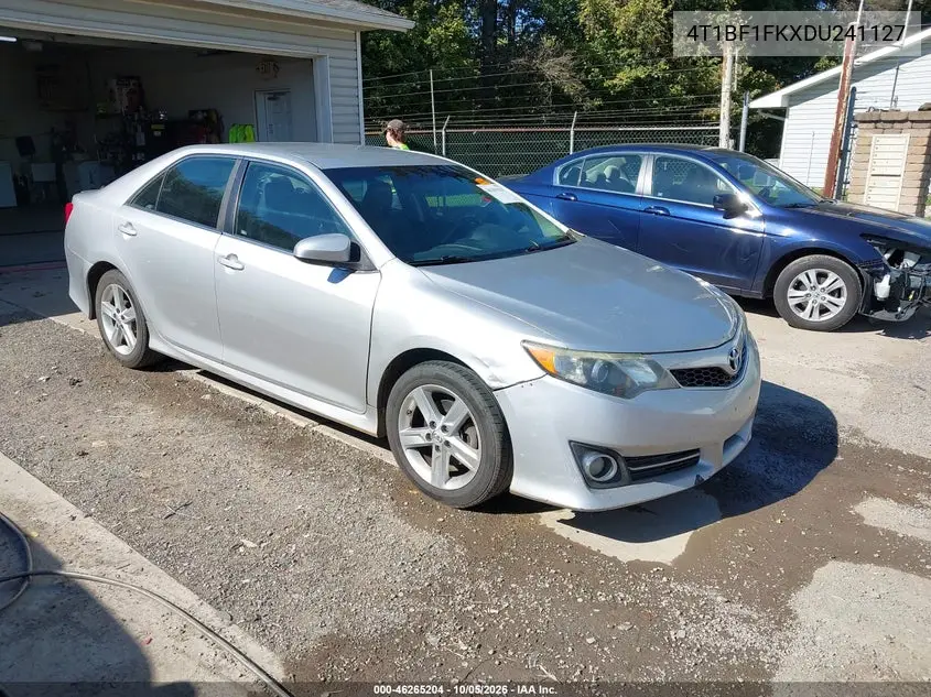 TOYOTA CAMRY 2013, VIN 4T1BF1FKXDU241127