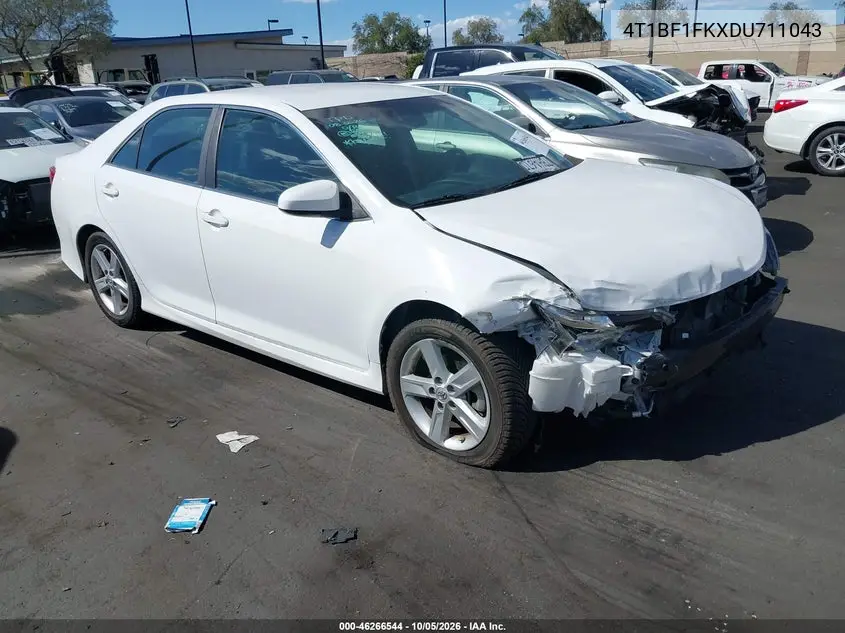 TOYOTA CAMRY 2013, VIN 4T1BF1FKXDU711043