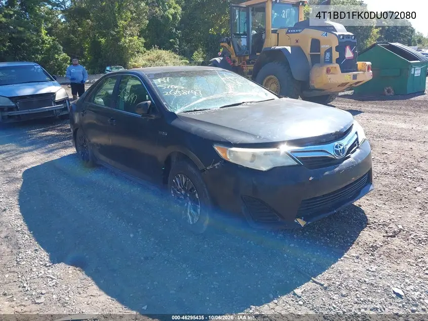 TOYOTA CAMRY 2013, VIN 4T1BD1FK0DU072080
