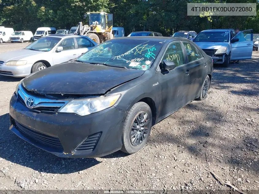 2013 TOYOTA CAMRY VIN 4T1BD1FK0DU072080 — фото 2