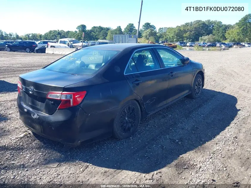 2013 TOYOTA CAMRY VIN 4T1BD1FK0DU072080 — фото 4