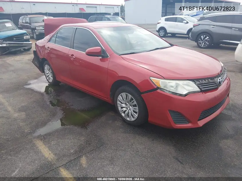 TOYOTA CAMRY 2013, VIN 4T1BF1FK4DU672823