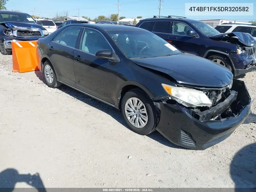 TOYOTA CAMRY 2013, VIN 4T4BF1FK5DR320582