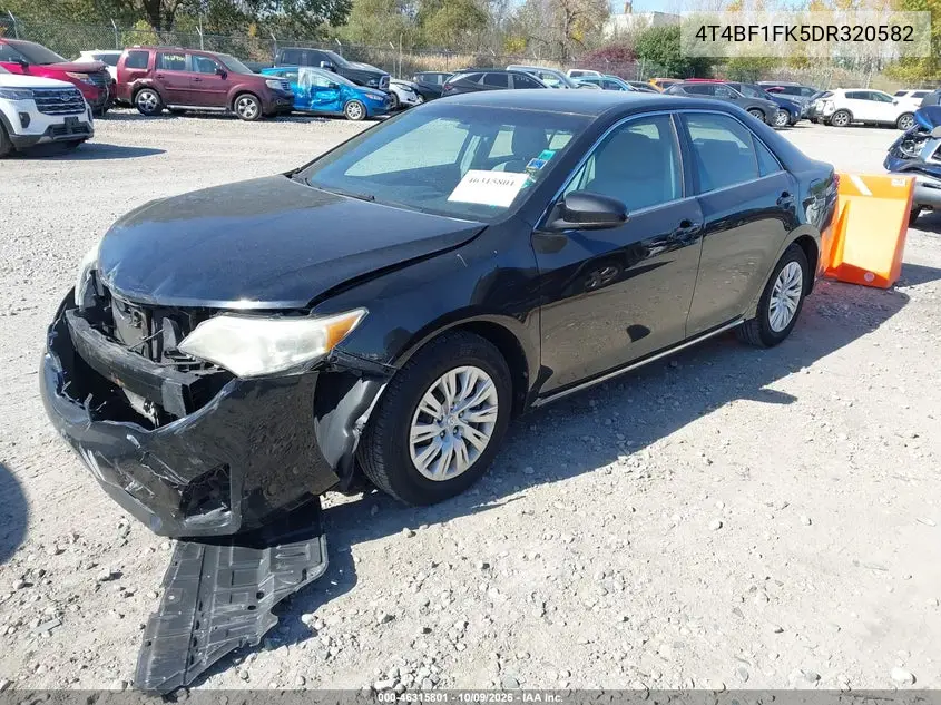 2013 TOYOTA CAMRY VIN 4T4BF1FK5DR320582 — фото 2
