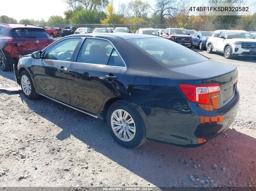 2013 TOYOTA CAMRY VIN 4T4BF1FK5DR320582 — фото 3