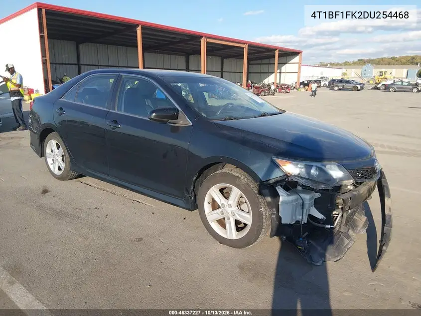 TOYOTA CAMRY 2013, VIN 4T1BF1FK2DU254468