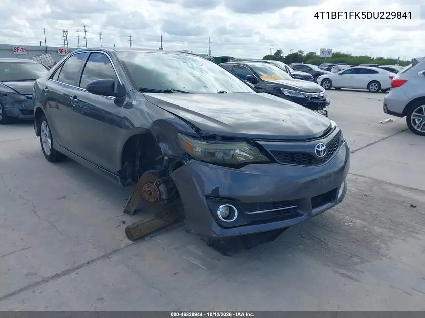 TOYOTA CAMRY 2013, VIN 4T1BF1FK5DU229841
