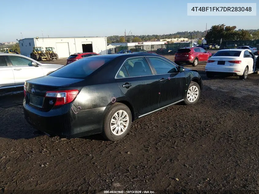 2013 TOYOTA CAMRY VIN 4T4BF1FK7DR283048 — фото 4