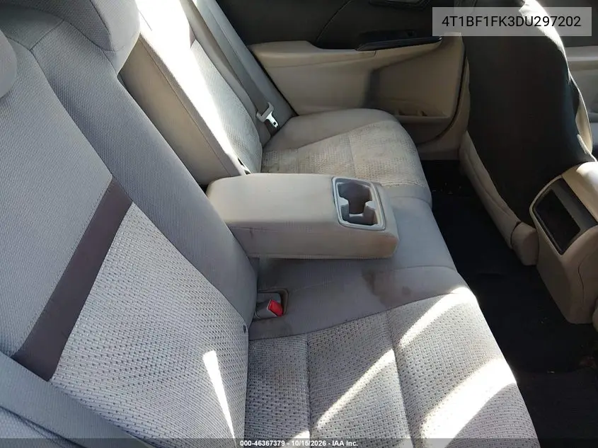 TOYOTA CAMRY 2013, VIN 4T1BF1FK3DU297202