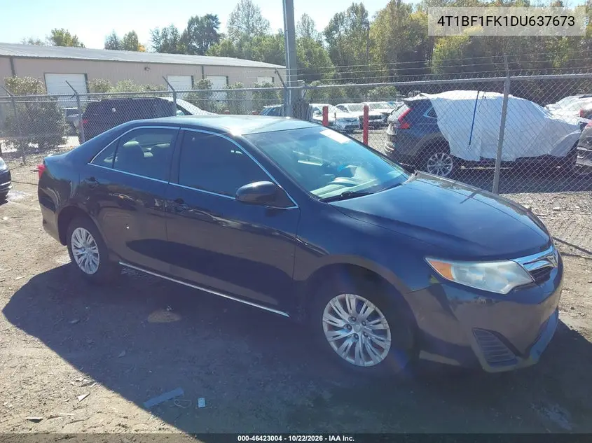 TOYOTA CAMRY 2013, VIN 4T1BF1FK1DU637673