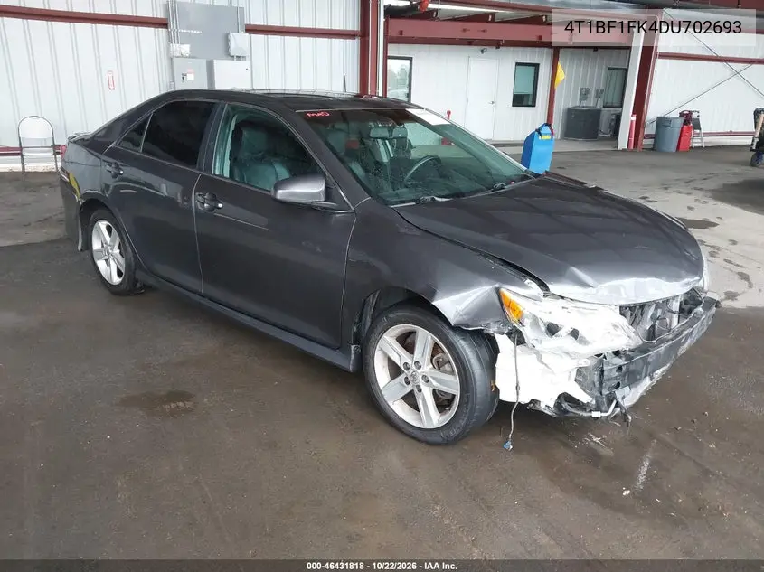 TOYOTA CAMRY 2013, VIN 4T1BF1FK4DU702693
