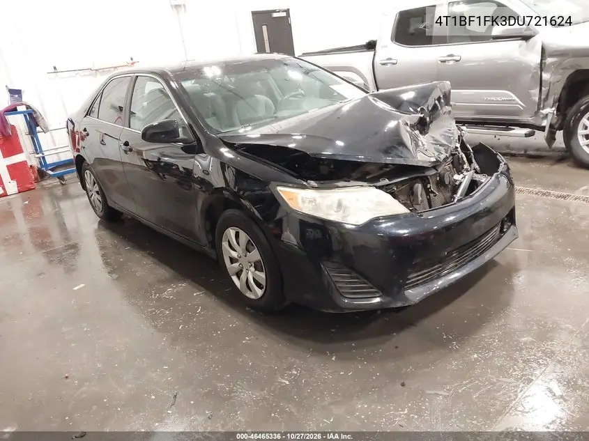 TOYOTA CAMRY 2013, VIN 4T1BF1FK3DU721624