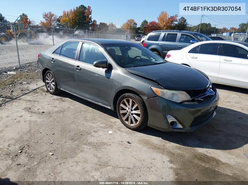 TOYOTA CAMRY 2013, VIN 4T4BF1FK3DR307054