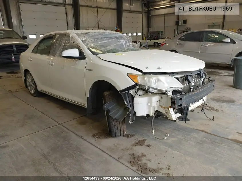 TOYOTA CAMRY 2014, VIN 4T1BD1FK0EU119691