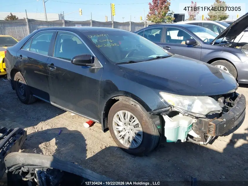 TOYOTA CAMRY 2014, VIN 4T1BF1FK4EU370305