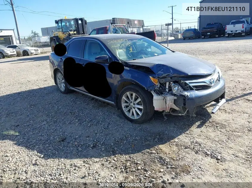 TOYOTA CAMRY 2014, VIN 4T1BD1FK8EU121110