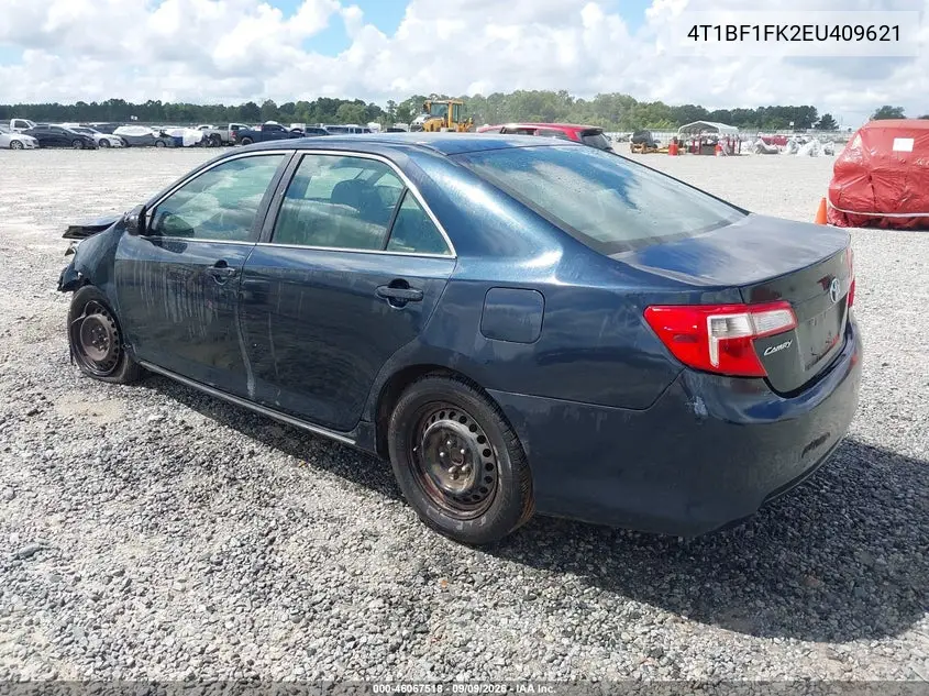 TOYOTA CAMRY 2014, VIN 4T1BF1FK2EU409621